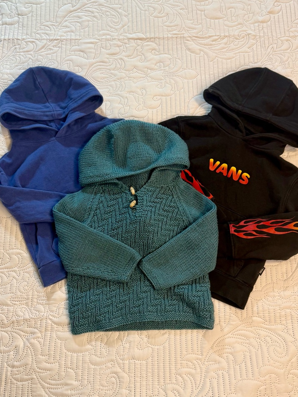 Toddler Boys Hoodie & Sweater Bundle Vans Size 2T– 3 Pieces